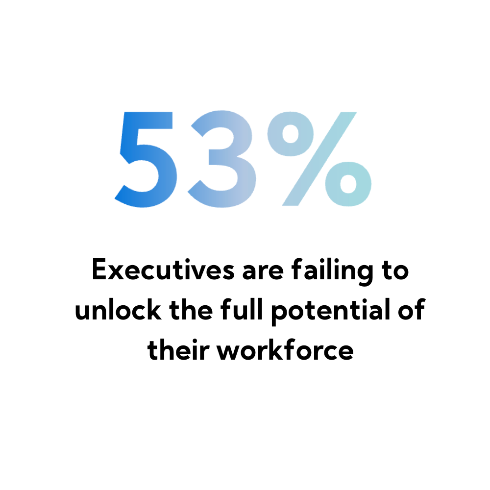 Executives ae falling to unlock the full potential of their workforce