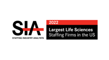 SIA 2022 Largest Life Sciences Staffing Firm In The US