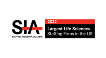 SIA 2022 Largest Life Sciences Staffing Firm In The US SIA 2022 Largest Life Sciences Staffing Firm In The US