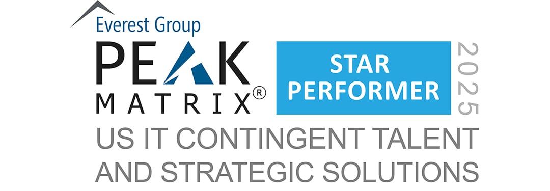 US IT Contingent Talent and Strategic Solutions 2025 - PEAK Matrix Award Logo - Star Performer copy